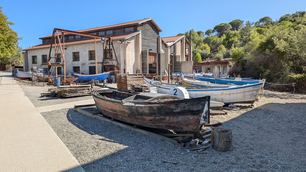 atelier des barques catalanes, anse des Paulilles